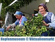 Deutsches Hopfenmuseum zu Gast auf dem Viktualienmarkt (Foto: Martin Schmitz)